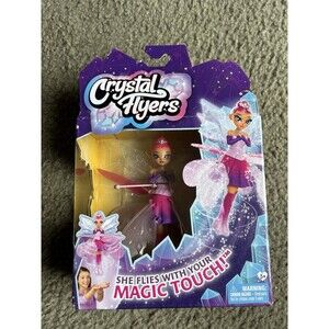 Crystal Flyers Magical Flying Fairy Toy Interactive Doll With Crystal Wings New